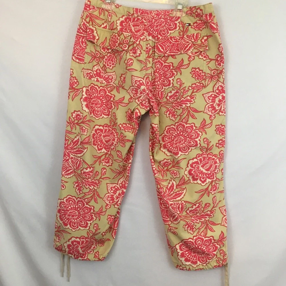 Tommy Hilfiger Capri Floral Pants - 10 - Picture 2 of 4